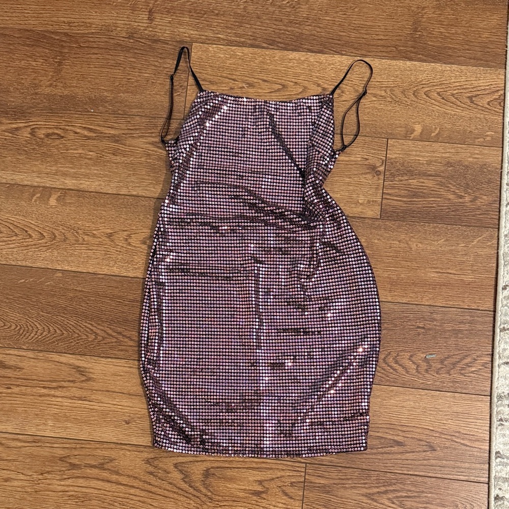 Sequin Pink Dress